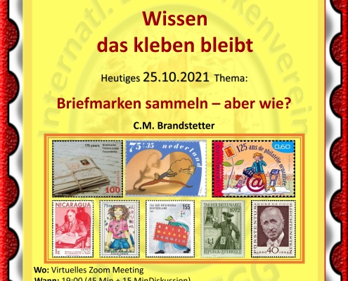 Vortrag Briefmarkensammeln