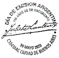 Mai 2023 Argentinien Stempel